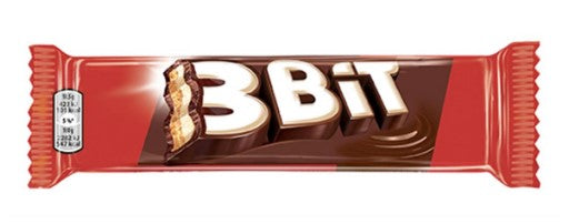 3Bit Chocolate Bar with biscuit, 5 x 46g