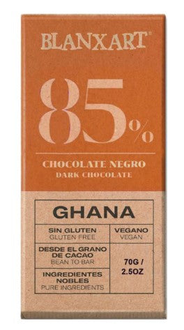 Blanxart Ghana 85% dark chocolate 3 x 70g