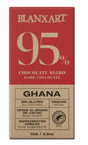 Blanxart Ghana 95% dark chocolate 3 x 70g