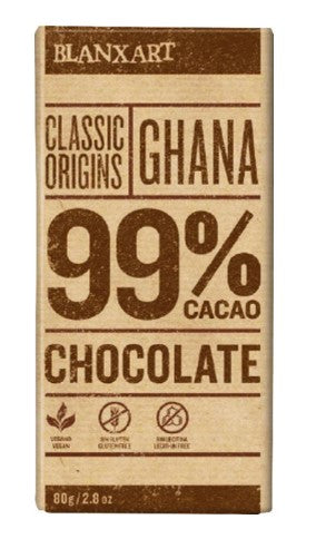 Blanxart Ghana dark chocolate 99% - 3 x 80 g