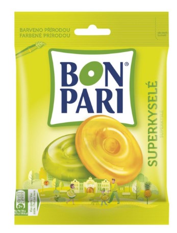 Bon Pari super sour hard candies 3 x 90 g