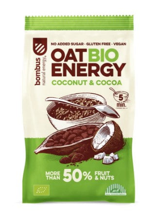 Bombus Oat BIO Energy Coconut & Cocoa porridge 65g 3 x 65g