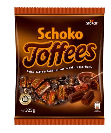 Bunte Welt Chocolate Toffees 325g