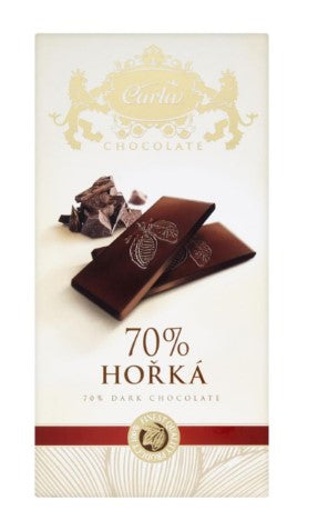 Carla Dark chocolate 70%; 3 x 80 g