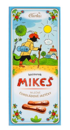 Carla Kocourek Mikeš milk chocolate tongues 3 x 50g