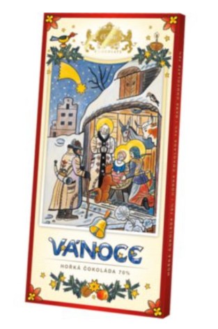 Carla Vanoce Christmas Bethlehem Dark Chocolate 3 x 80g