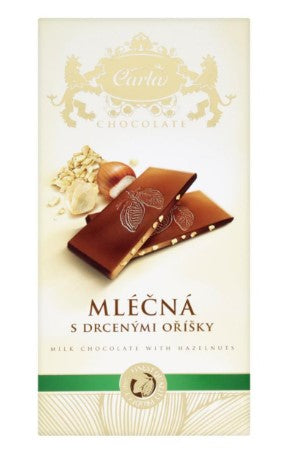 Carla Milk chocolate with crushed nuts 3 x 80 g