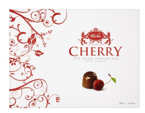 Carla Cherry in 70% dark chocolate 190 g