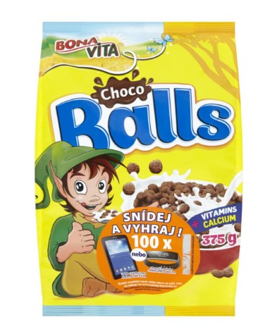 Bona Vita Choco balls cereal balls with cocoa 375 g