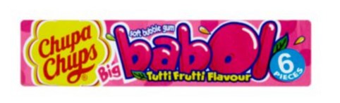 Chupa Chups Big babol chewing gum tutti frutti flavor 6 pcs 5 x 27.6 g