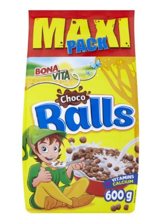 Bona Vita Maxi Pack Choco balls cereal balls with cocoa 600 g