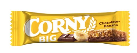 Corny BIG cereal bar banana in milk chocolate 5 x 50 g