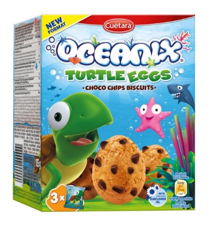 Cuétara Oceanix turtle cookie eggs 105g