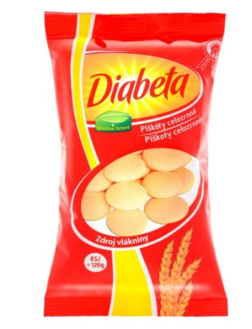 Diabeta Biscuits whole grain 2 x 120 g