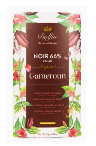 Dolfin Cameroon - 66% dark chocolate 3 x 70g