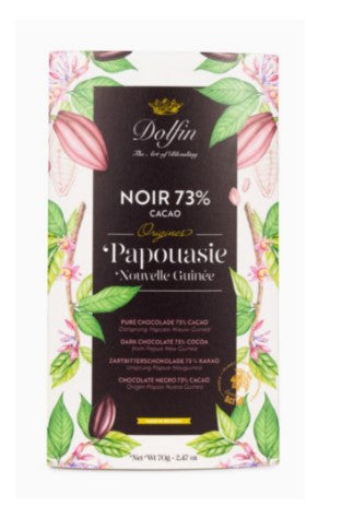 Dolfin Papua New Guinea 73% dark chocolate 3 x 70g