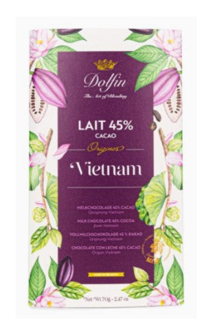 Dolfin Vietnam - 45% milk chocolate 3 x 70g