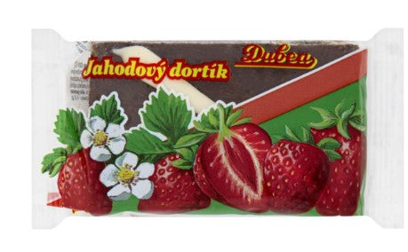 Dubea Honey gingerbread with strawberry whipped filling and dark confectionery glaze 3 x 60 g