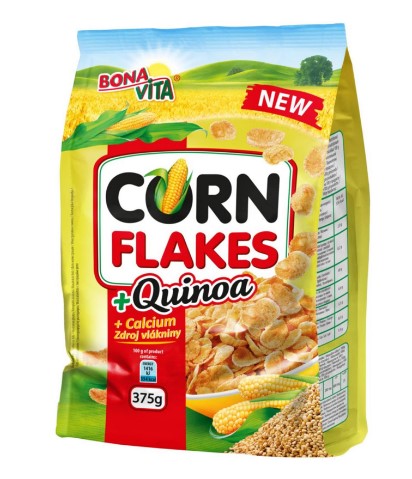 Bona Vita Corn flakes + 15% quinoa 375g