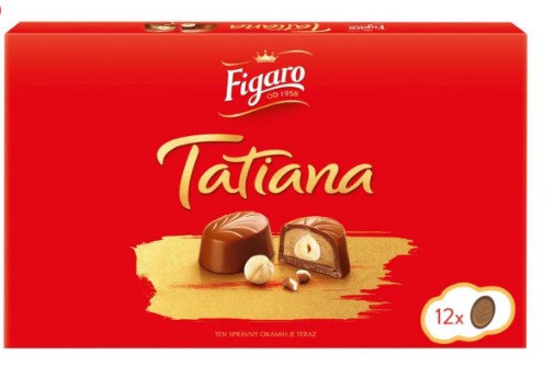 Figaro Tatiana milk chocolate box 140g