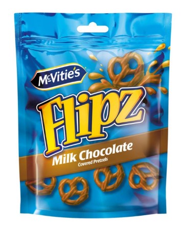 Flipz Milk Chocolate covered pretzels 2 x 90g