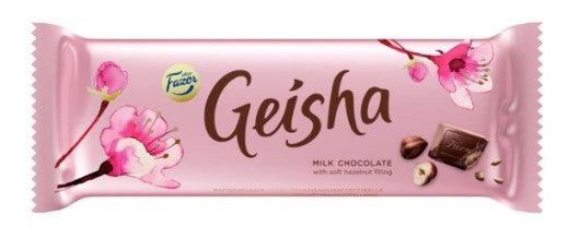 Geisha Milk chocolate with hazelnut and nougat filling 2 x 100g