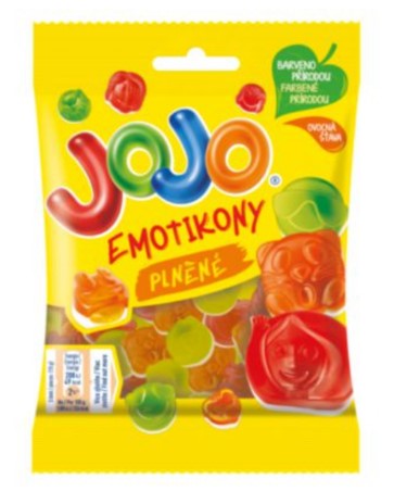 JoJo Emoticons jelly candies with filling 80g