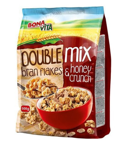 Bona Vita Double Mix Bran Flakes & Honey 500 g