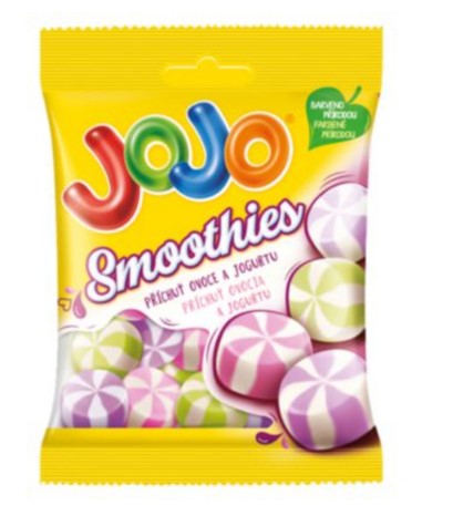 Jojo Smoothies Fruit & Yogurt flavor candies 2 x 80g