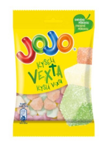 Jojo Vexta sour foam jelly candies 2 x 80g