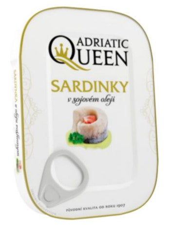 Adriatic Queen Sardines in soy oil 2 x 105 g