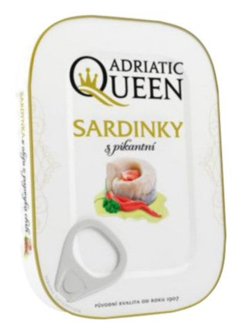 Adriatic Queen Sardines in soy oil spicy 2 x 105 g