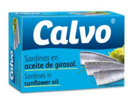 Calvo Sardines in sunflower oil 2 x 120 g