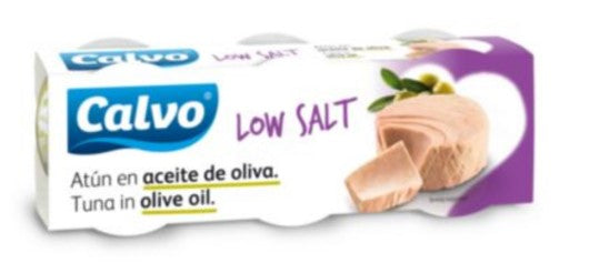 Calvo Tuna in olive oil, low salt 3x80 g