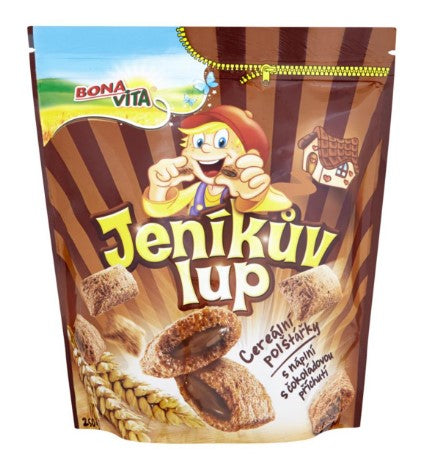 Bona Vita Jeníkúv lup cereal pillows with chocolate flavor filling 250 g