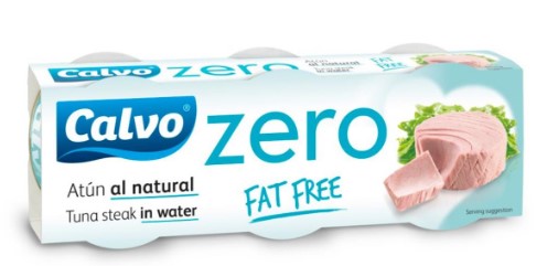 Calvo Zero Tuna in water Fat free 3x65g