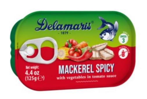 Delamaris Mackerel salad Spicy 125 g