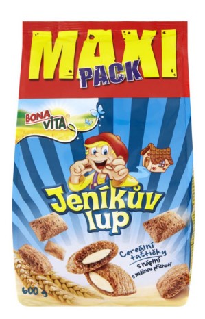 Bona Vita Jeníkúv lup cereal pillows with milk flavor filling 600 g