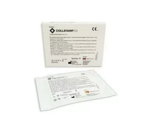 Collatamp G hemostatic collagen sponge 5x5x0.5cm 50mg