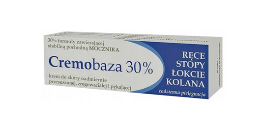 Cremobaza 30% Semi-fat cream with urea HANDS, FEET, ELBOWS, KNEES 30 g