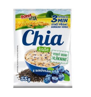 Bonavita Good porridge Chia blueberry 3 x 55g