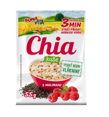 Bonavita Good porridge Chia raspberry 3 x 55g