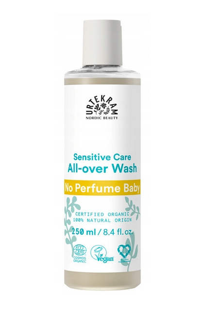 Urtekram Sensitive Care All-over Wash No Perfume Baby 250 ml