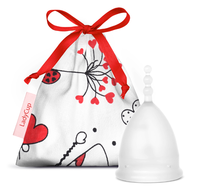LadyCup Revolution Transparent menstrual cup