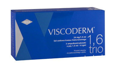 VISCODERM 1.6% TRIO 3 x 1.5 ml