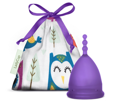 LadyCup Revolution Purple menstrual cup, Size S