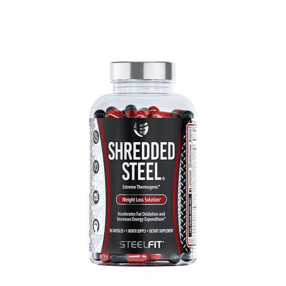 STEELFIT SHREDDED STEEL® EXTREME THERMOGENIC FAT BURNER (90 CAPSULES)