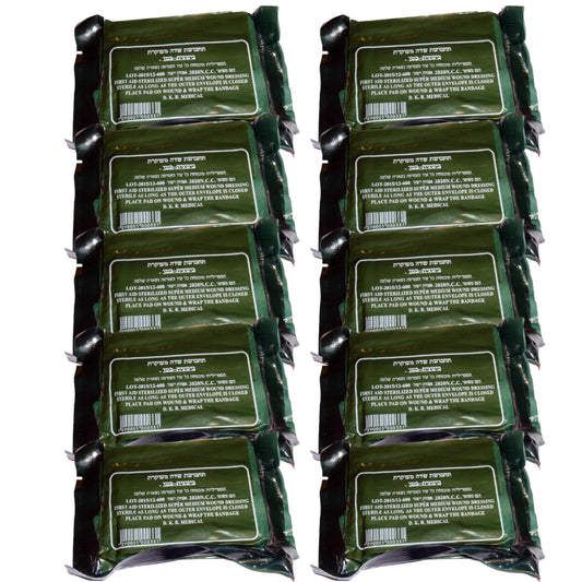 Personal Green IDF Dressing - Large Bandage 6" — SET OF 10