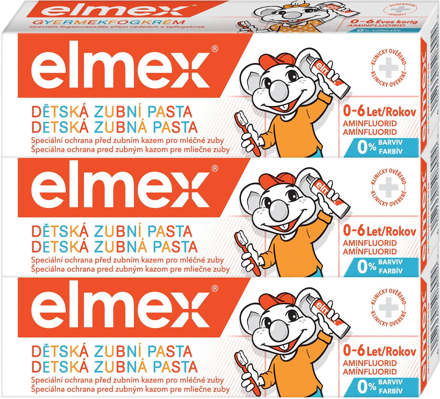 ELMEX Toothpaste Kids 3 x 50ml