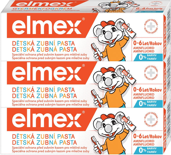 ELMEX Toothpaste Kids 3 x 50ml